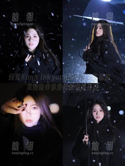 探索Kang Inkyung的圣诞快乐私拍，美图陪伴你度过的温暖夜晚